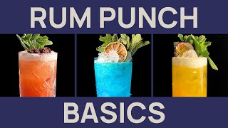 HOW TO MAKE A RUM PUNCH AT HOME  Understanding the Formula and making your own recipes [upl. by Notselrahc]