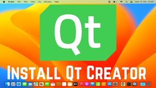 How To Install Qt Creator on Mac  MacOS 2024 [upl. by Raimundo]