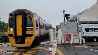 Porthmadog Level Crossing Gwynedd 22072023 [upl. by Ackley864]