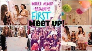 Our First MeetUp Vlog  Niki and Gabi Beauty [upl. by Salter]