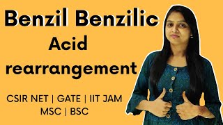 NR6● Benzil benzilic acid rearrangement mechanism in hindi  Miss Chemistry [upl. by Ainnek161]