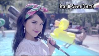 Becky G Shower Lyrics [upl. by Nahtanohj694]