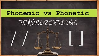 Phonemic vs Phonetic Transcription [upl. by Ynar]