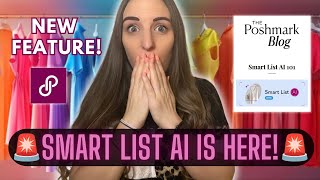 NEW Feature on Poshmark JUST Released  Smart List AI [upl. by Shenan]