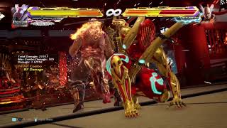 Tekken 7 yoshimitsu 100 damage combos on the new stage [upl. by Ativet209]