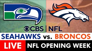 Seahawks vs Broncos Live Streaming Scoreboard Free PlayByPlay Highlights Boxscore  NFL Week 1 [upl. by Rizzi]