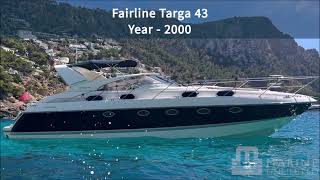 Fairline Targa 43  2000  Mediterranean Spec Walkthrough [upl. by Malliw]