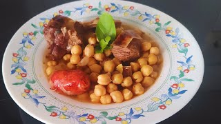 Cocido Madrileño a Mi Manera Receta Fácil con lo que Tengo en Casa [upl. by Evers]