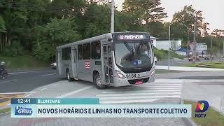 Blumenau receberá novos horários e novas linhas no transporte coletivo [upl. by Ennayelsel38]