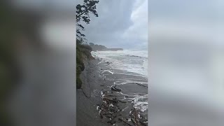 Damn dude Early king tide action caught on camera on the Oregon Coast [upl. by Craggie]