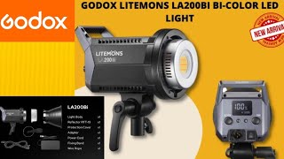 godox litemons LA 200bi 230w bi color 28006500k led video continuous light for Studio amp film making [upl. by Litton648]