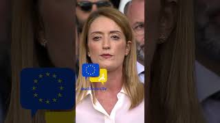 Hatikvah  Israel National Anthem and ‘Ode to Joy’ in front of the European Parliament Israel war [upl. by Alodie832]