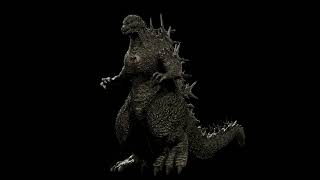 Godzilla Minus One walk cycle [upl. by Eiznekcam]