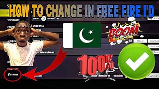 Pakistan server free fire id kaise banaye  how to make pakistan server id in free fire [upl. by Mclyman]