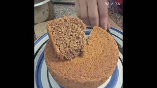 Wheat flour chocolate cake 🎂🥮 vegetarianloverkidslover homemadequickrecipe easytocook [upl. by Haronid]