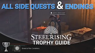 Steelrising  Shield of the Cordeliers Trophy Guide  All Side Quests amp Endings in 1 Playthrough [upl. by Wren]