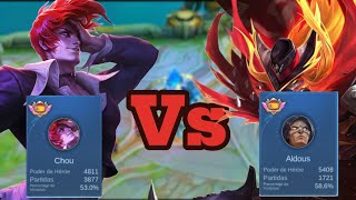 Enemy aldous top 3 spain destroyed by me  Chou vs Aldous  who will win [upl. by Spurgeon558]