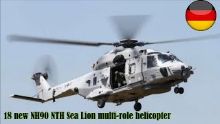 German Navy took delivery of its new NH90 NTH Sea Lion multi role helicopter [upl. by Dera]