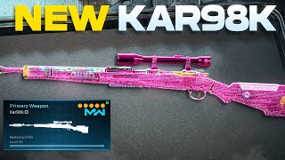 The NEW KAR98K SNIPER in Warzone 3 1 SHOT [upl. by Idzik]