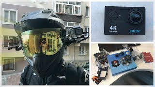 EKEN H9R Aksiyon Ve Kask Kamerası  Videolarımız  Bugün De Ölmedik [upl. by Oicangi321]