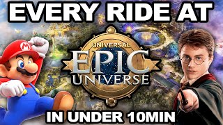 Every Ride Coming to Epic Universe in 2025 Universal Orlando Resort [upl. by Nafri538]