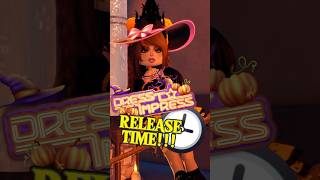 TIME amp DATE FOR THE HALLOWEEN UPDATE IN DRESS TO IMPRESS 🎃 roblox dresstoimpress [upl. by Vinson333]