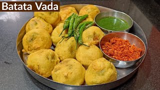 Mumbai Street Food  Batata Vada  Original Batata Vada Recipe  How To Make Batata Vada At Home [upl. by Leuneb]