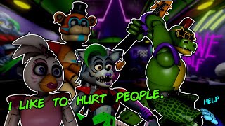 How the Glamrock Animatronics met FNAF SBSFM [upl. by Randa659]