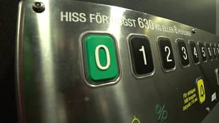 Sweden Stockholm Huddinge Centrum Sjödalsvägen 14 HISS ELTEKNIK elevator [upl. by Marci78]