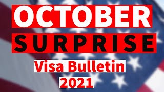 October 2021 Visa Bulletin  Chats with Charlie Update [upl. by Aicrag]