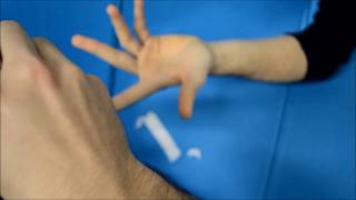 Kinesio Taping per il Dito a Scatto Facile [upl. by Ahsieni]