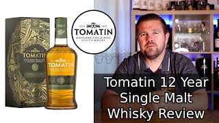 Tomatin 12 Year Old Whisky Review [upl. by Nnaeitak]