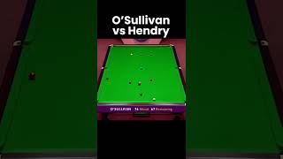 Ronnie OSullivan vs Stephen Hendry snooker snookermoments [upl. by Relyk442]