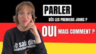 🇩🇪 Parler dès les premiers jours  la super astuce pour bien débuter en allemand [upl. by Euqilegna]