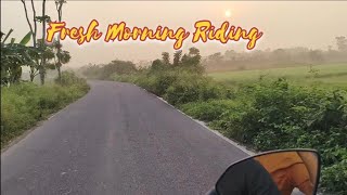 Start Riding With A Fresh MorningBest Riding MomentBike RideAbhi and Pam [upl. by Rivalee]