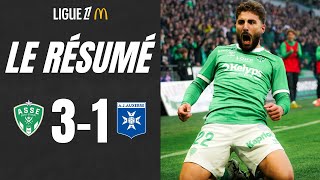 SaintÉtienne vs Auxerre 31 Le Résumé  Ligue 1  20242025 [upl. by Bohi564]