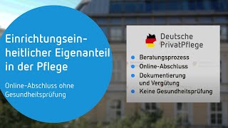 Einrichtungseinheitlicher Eigenanteil in der Pflege [upl. by Sharleen]