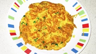 Egg Onion Omelette  How to Make Egg Onion Omelette [upl. by Anawek]