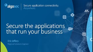 Securing Healthcare Application Connectivity Anywhere with AlgoSec [upl. by Demb11]