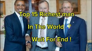 Top 15 Richest man in The world 🌎 richestman richestman richestcountriesintheworld facts [upl. by Barbabas]