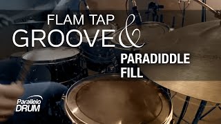 Flam Tap Groove amp Paradiddle Fill [upl. by Hefter646]