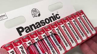 Panasonic AA Pack of 10 Zinc Carbon Batteries [upl. by Cassius744]