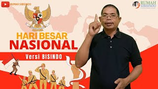 MENGENAL HARIHARI BESAR NASIONAL DALAM BAHASA ISYARAT [upl. by Enyrehtac178]