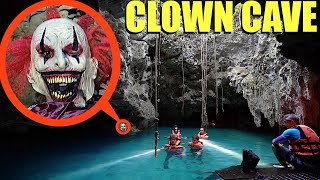 you wont believe what we found deep in these Clown Caves If you see this RUN AWAY FAST [upl. by Marnie2]