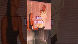 Usher singing let it burn live usher shorts letitburn pastpresentfuture [upl. by Koller535]