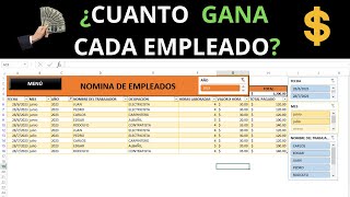 🚀 Como Hacer Una Nomina De Empleados en Excel FACIL y RAPIDO [upl. by Craven244]