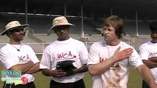 Cricket PracticeJhonty Rhodes teaches fielding Part 1 [upl. by Akelahs]