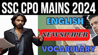 Day 5  CPO Mains English Preparation  Boost Your English Marks  SSC CPO MAINS 2024 Expected Date [upl. by Ahsinna]