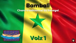 Bambali  Chant traditionnel sénégalais  Voix 1 [upl. by Tnomal]