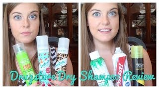 Drugstore Dry Shampoo Review Batiste Garnier Fructis Not Your Mothers  More [upl. by Lamok286]